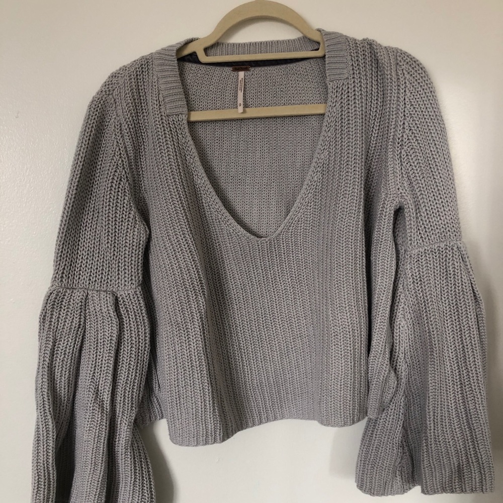 Free People Wide Sleeve Sweater